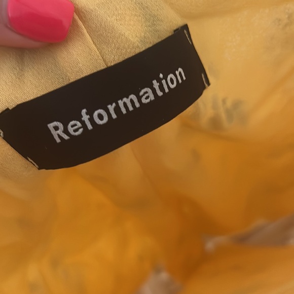 Reformation Bell Mini Dress - Picture 6 of 8